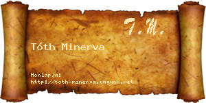 Tóth Minerva névjegykártya
