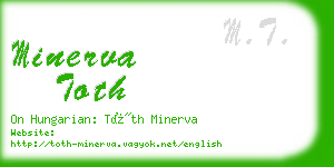 minerva toth business card